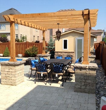 Poolside Pergola